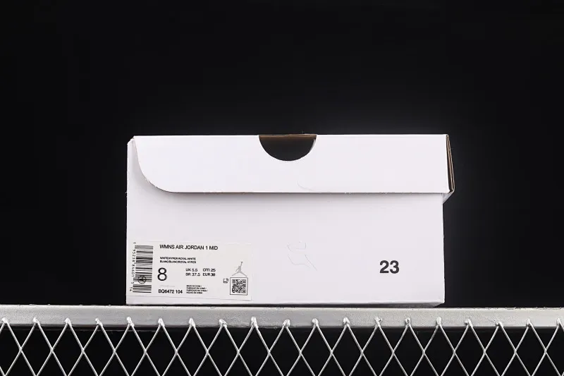 All Categories Air Jordan Jordan Series Basketball Shoes Air Jordan 1 Mid Differentiated Versions Air Jordan 1 Mid AJ1 Joe 1 Kentucky Blue Zhongbang Basketball Shoes BQ6472-104